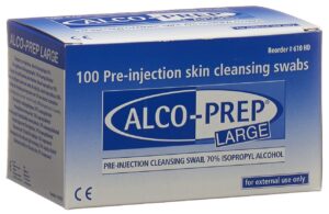 ALCO-PREP Pre-injektions Tupfer GrL        100 Stk