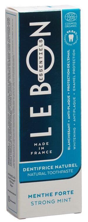 LEBON ESSENTIELS Zahnpasta starke Minze BiTb 80 ml
