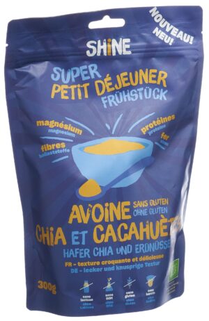 SHINE Hafer Frühstück Chia & Erdnuss     Btl 300 g