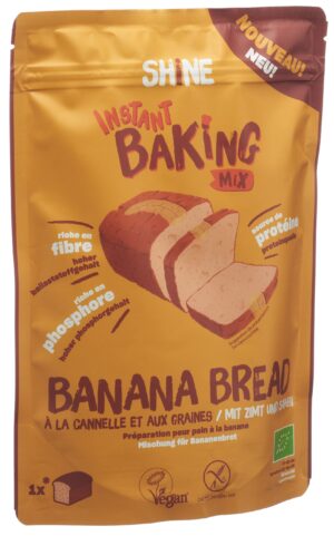 SHINE Instant Baking Mix Banana Bread BIOBtl 350 g