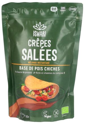 ISWARI Instant Mix salzige Crepes BIO    Btl 250 g