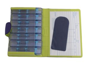 MEDIDOS Soft touch Medi Box violett/gelb deut