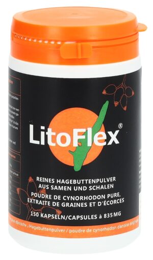 LITOFLEX orig dänisch Hagenbuttenpul Kaps  150 Stk