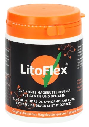 LITOFLEX orig dänisch Hagenbuttenpulver   Ds 125 g