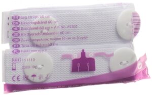 QUFORA Klettverschlussband zu Uro-Beinbeutel 2 Stk