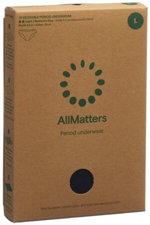ALLMATTERS Periodenunterw Slip L li/mod     Karton