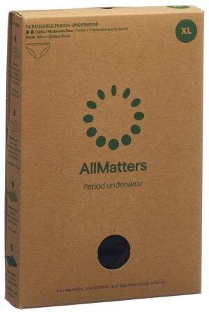 ALLMATTERS Periodenunterw Slip XL li/mod    Karton