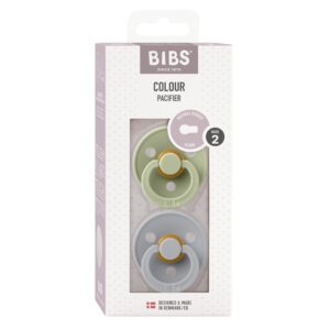 BIBS Colour Latex Round 6-12m sage cloud 2 Stk