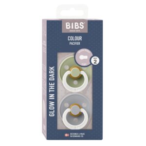 BIBS Colour Latex Round 6-12m sage gl clo gl 2 Stk