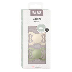 BIBS Supreme Silic Symm 6-12m ivory sage 2 Stk