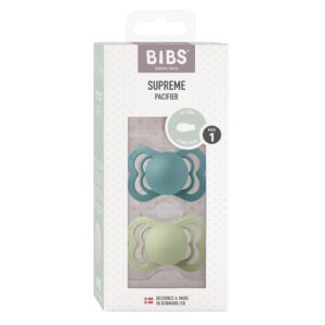 BIBS Supreme Silic Symm 0-6m isl sea sage    2 Stk