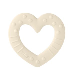 BIBS Baby Bitie Heart ivory