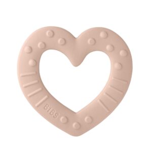 BIBS Baby Bitie Heart blush