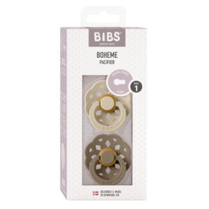 BIBS Boheme 0-6M Lat Ro Van Dark Oak 2 Stk