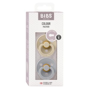BIBS Colour Latex Round 0-6m vanilla cloud 2 Stk