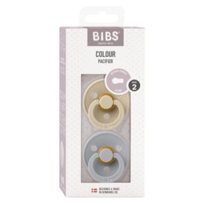 BIBS Colour Latex Round 6-12m vanilla cloud 2 Stk