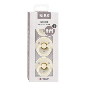 BIBS Try-it Colo Size 1 Ivory 3 Stk