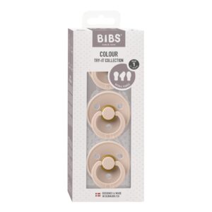 BIBS Try-it Colo Size 1 Blush 3 Stk