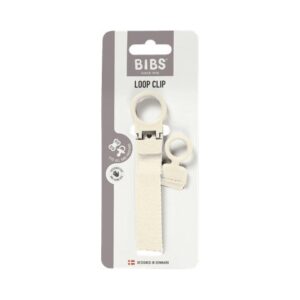 BIBS Pacifier Clip Loop ivory