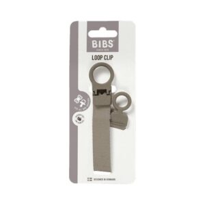BIBS Pacifier Clip Loop Dark oak