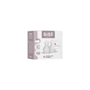 BIBS Bottle Nipple Silicone Slow Flow 2 Stk