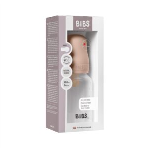 BIBS Baby Bottle Anti Col 150ml Lat Slow Flow blu