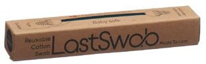 LASTSWAB Baby wiederverw Wattestaebchen tuerkis