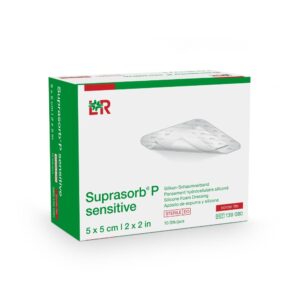 SUPRASORB P sensitive border lite 5x5cm     10 Stk
