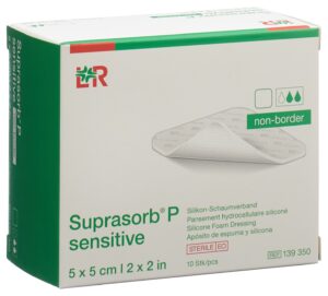 SUPRASORB P sensitive non-border 5x5cm      10 Stk