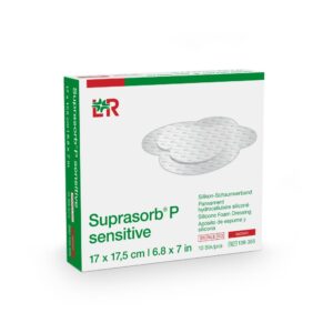 SUPRASORB P sensitive border Sacr 17x17.5cm 10 Stk