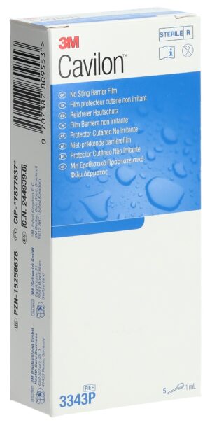3M CAVILON Reizfreier Hautschutz App    5 Btl 1 ml