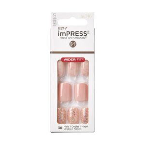 KISS ImPress Nail Kit Wider Fit Just A Dream (n)