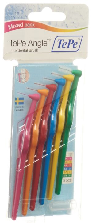 TEPE Angle Interdental-Brush assortiert 6 Stk