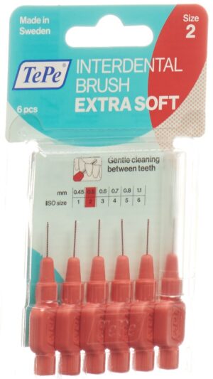 TEPE Interden Brush 0.50mm x-soft rot  Blist 6 Stk