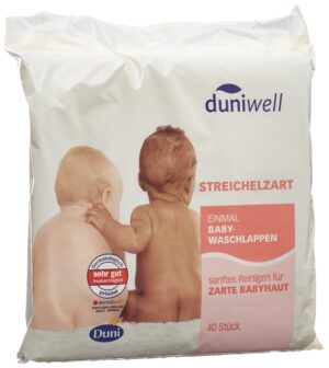 DUNIWELL Baby Waschlappen                   40 Stk