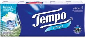 TEMPO Taschentücher Protect               10 9 Stk