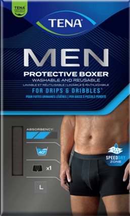 TENA Men Washable Underwear L schwarz (n)