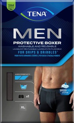 TENA Men Washable Underwear XL schwarz