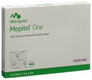 MEPITEL One Wundverband 9x10cm (skin tears)  5 Stk