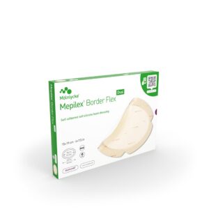 MEPILEX Border Flex Oval 15x19cm 5 Stk