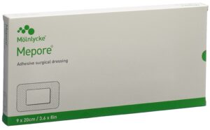 MEPORE Wundverband 20x9cm Wundki 15x5cm (n)  5 Stk