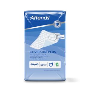 ATTENDS COVER DRI Unterl Plus 60x60cm   Btl 50 Stk