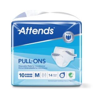 ATTENDS Pull Ons 10 Pant M              Btl 14 Stk