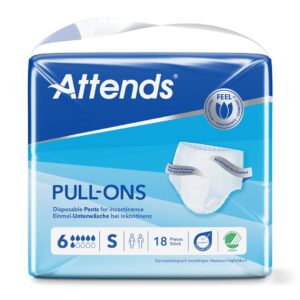 ATTENDS Pull Ons 6 S                    Btl 18 Stk