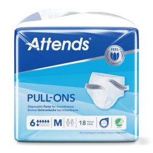 ATTENDS Pull Ons 6 M                    Btl 18 Stk