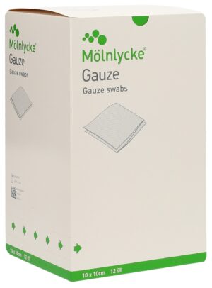 MOLNLYCKE Gazekompr 10x10cm 12lag st      24 5 Stk