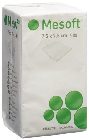 MESOFT NW Kompressen 7.5x7.5cm unst        100 Stk