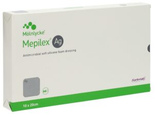 MEPILEX Ag Schaumverband Safetac 10x20cm Sil 5 Stk
