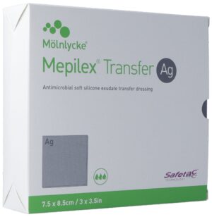 MEPILEX Transfer Ag Drainageverb 7.5x8.5cm  10 Stk