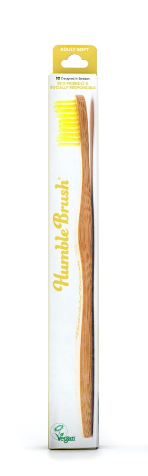 HUMBLE BRUSH Zahnbuerste Erwachsene gelb
